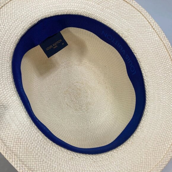 LOUIS VUITTON M76762 Monogram Watercolor Chapo-Summertime straw hat bucket hat - Picture 9 of 11